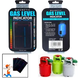 Gas Level Indicator Gas Capacity Test Sticker Fuel Gas Tank Level Indicator Magnetic Gauge Gas Residual Pressure Gas Test Card