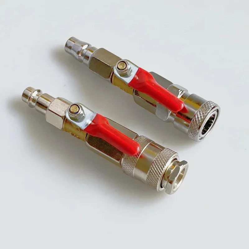 Pneumatic Switch Valve On Off Europe Type Quick Connect Fitting For Air Control Valve Pneumatic Fitting