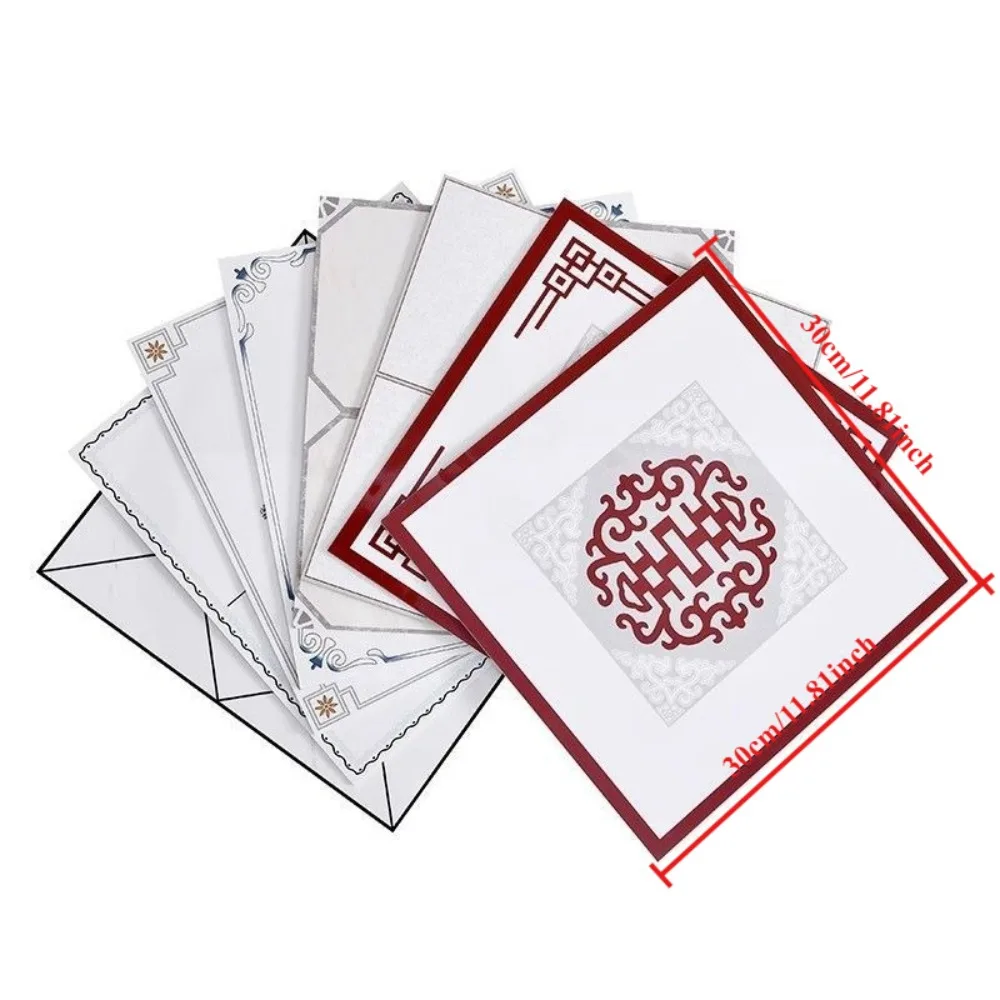 10PCS 30x30cm Self-Adhesive Ceiling Cover Panels - Waterproof for Bathrooms, Kitchen Roof - Hide Imperfections, Aluminum Look