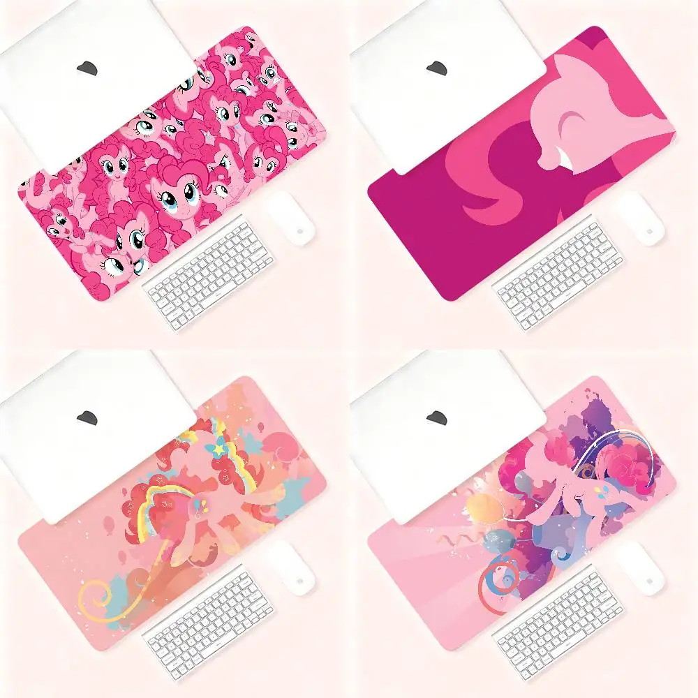 P-Pinkie Pies Mouse Pad Computer Mat Deskpad Laptop Keyboard Mat Office Large Landscape Mousepad