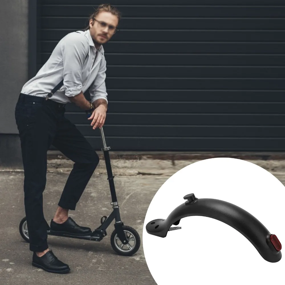 

With Hook Electric Scooter Rear Mudguard With Taillight Lightweight Rear Mugguard Waterproof for Xiaomi M365