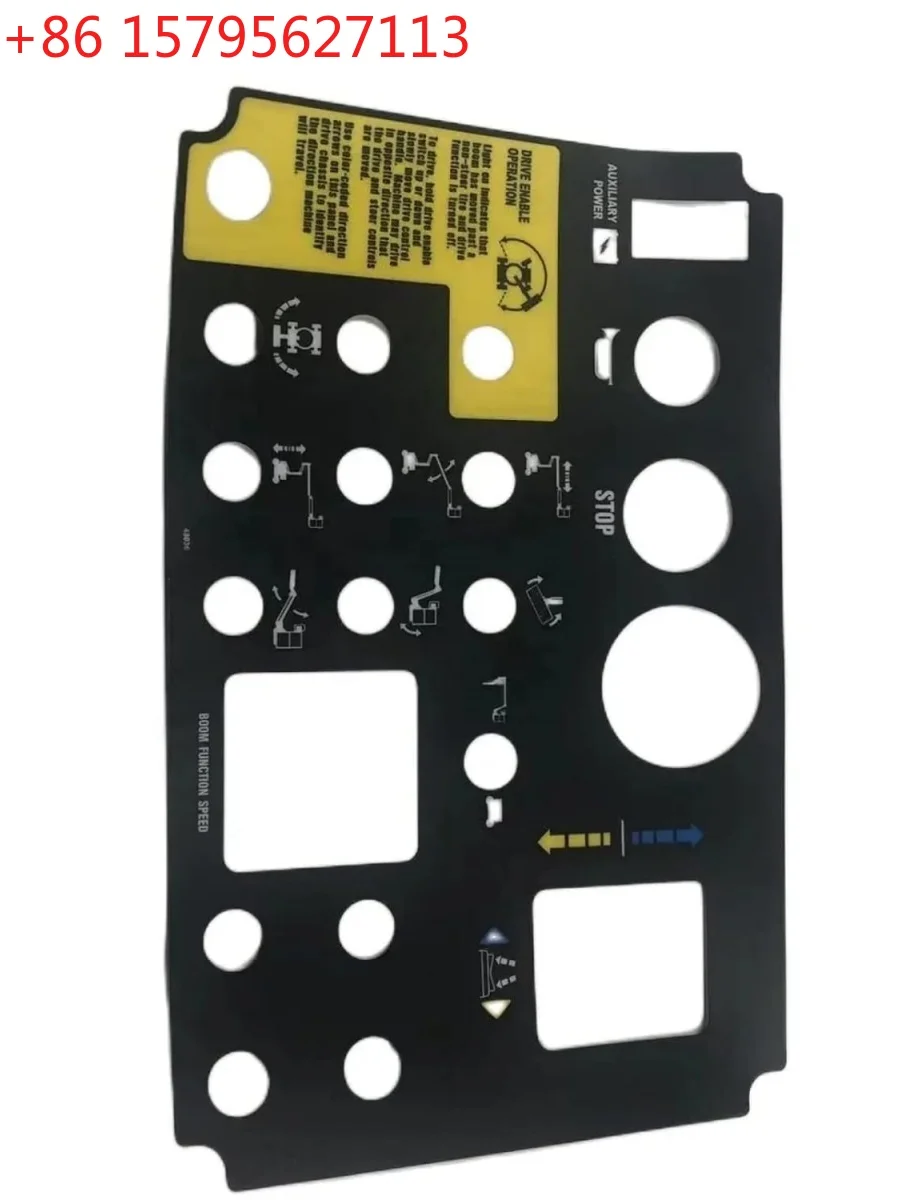 43036 43036GT GE-43036 Decal Platform Control Panel Used for Genie Boom Lift Z-30/20N Z-34/22 DC Z-34/22N