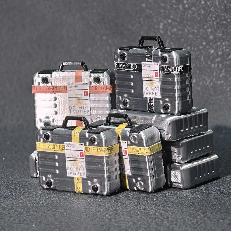 Game DEATH STRANDING 2 ON THE BEACH Cosplay Luggage Model Prop 3D Printing Box Mini Desktop Decoration 3Pcs/set Decoration