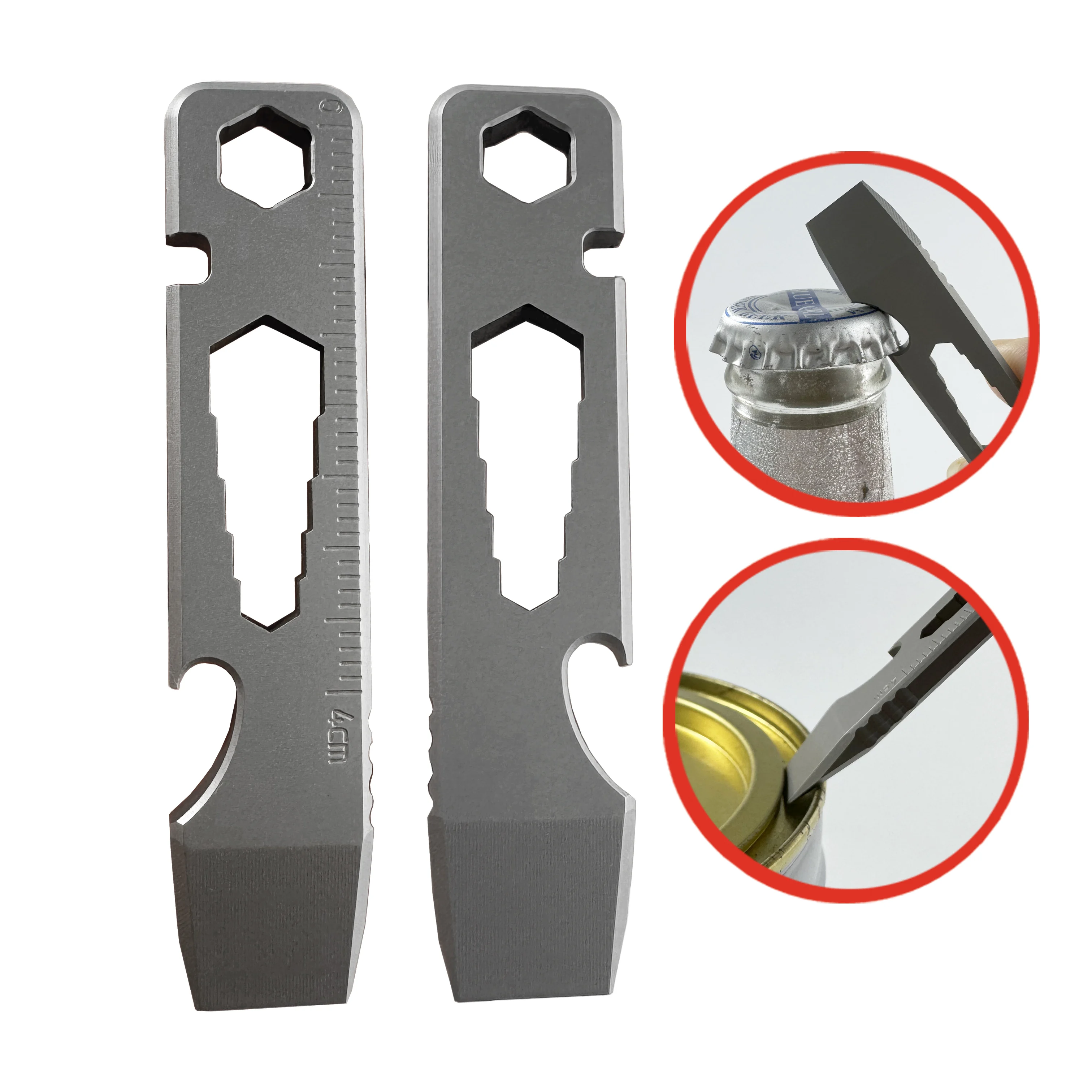 

Лом из титанового сплава TC4, спицевой ключ, шестигранный ключ, брелок для ключей, многофункциональное туристическое снаряжение, уличные инструменты EDC