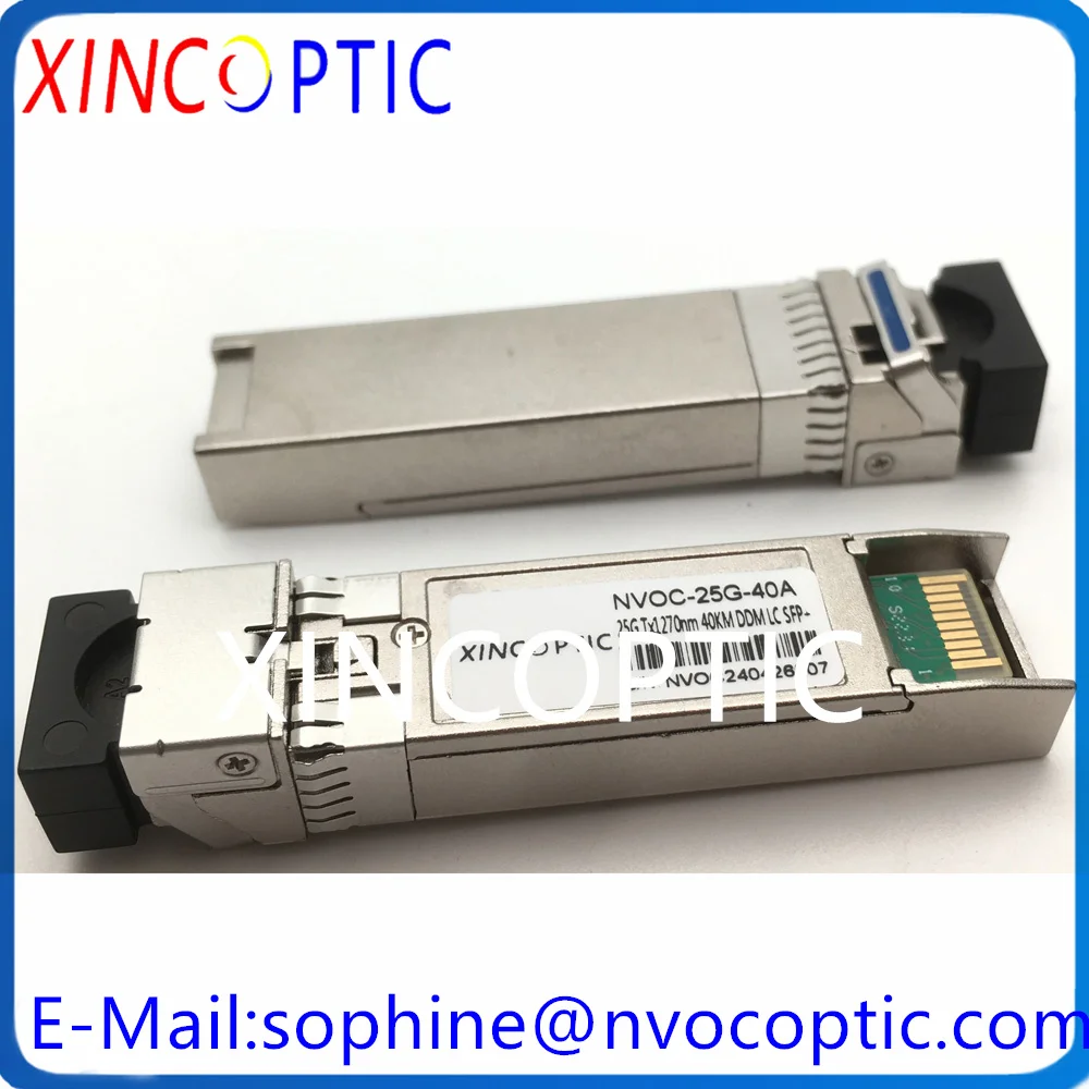 25G SFP28+ SMF Single Mode Fiber BIDI SFP Module Simplex B-i-Directional LC 1270/1330nm 40KM DDM Optical Transceiver For Huawei