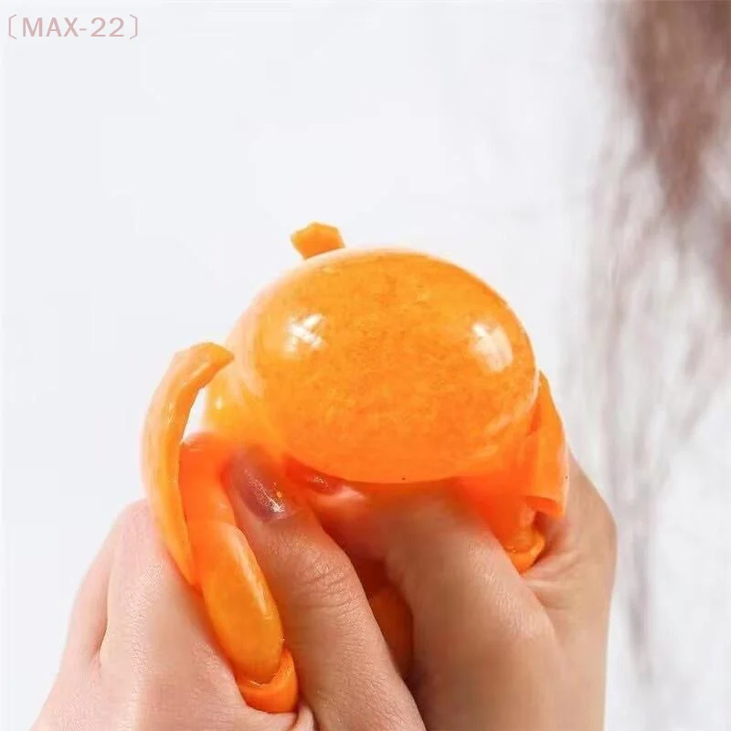 〔MAX-22〕Simulated Peeled Orange Stress Relief Toy, Slow Rebound Creative Toy, Stress Reducing Magic Toy