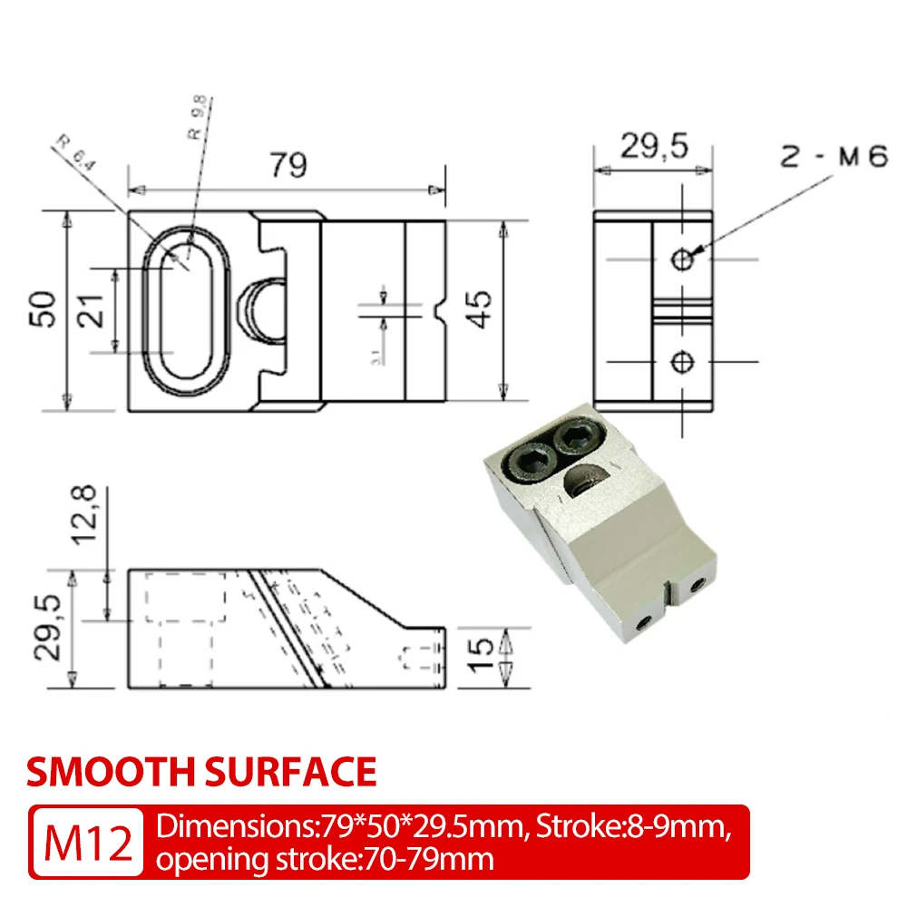 الصناعية باستخدام الحاسب الآلي الجانب الثابتة الدقة Ok المشبك ، مركز التصنيع الملزمة ، أداة الأجهزة ، آلة التصنيع باستخدام الحاسب الآلي الضفدع المشبك ، مشبك تثبيت متعدد الوظائف M8-M12
