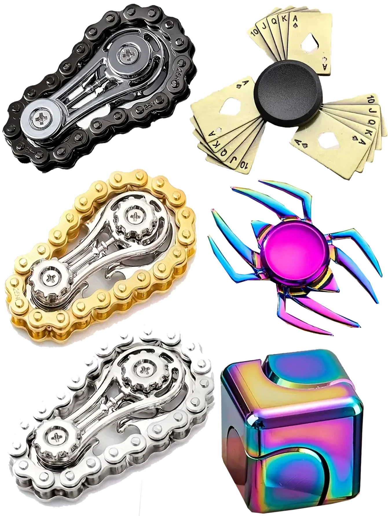 مادة جيروسكوبية عشوائية إبداعية، دوارات تململ، هدايا دوارة للبالغين والأطفال، ألعاب تخفيف التوتر والقلق #2