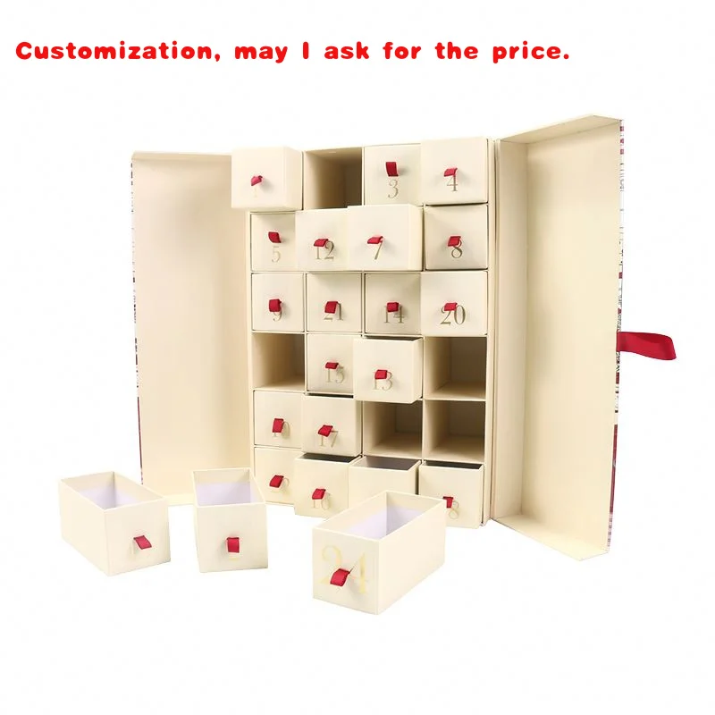 

custom.Beautifully Custom Advent Calendar Box with Printing 24 Day Advent Calendar with Drawers Big Calendar