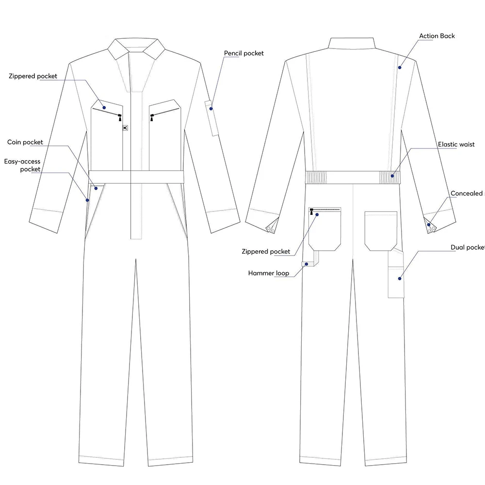 Wholesale Workwear Flame Retardant Clothing Flight Suit FR Fire Retardant Safety Frc Nomex Pilot Coveralls