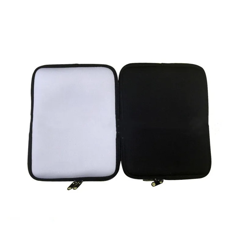 10pcs/lot New Blank Sublimation Laptop Bag Tablet PC Bag Pack Ipad Bag 8/10inch For Sublimation ink Printing by Flat Heat Press