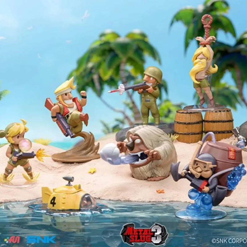 

Tyctoys Snk Metal Slug 3 Marco Submarine Collectible Hang Card Figure Cartoon Style Statue For Game Collectors Desktop Display