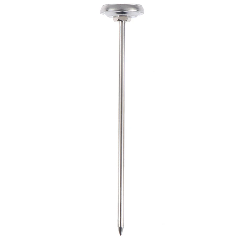 Stainless Steel Soil Thermometer 127mm Stem Display 0-100 Degrees Celsius Range