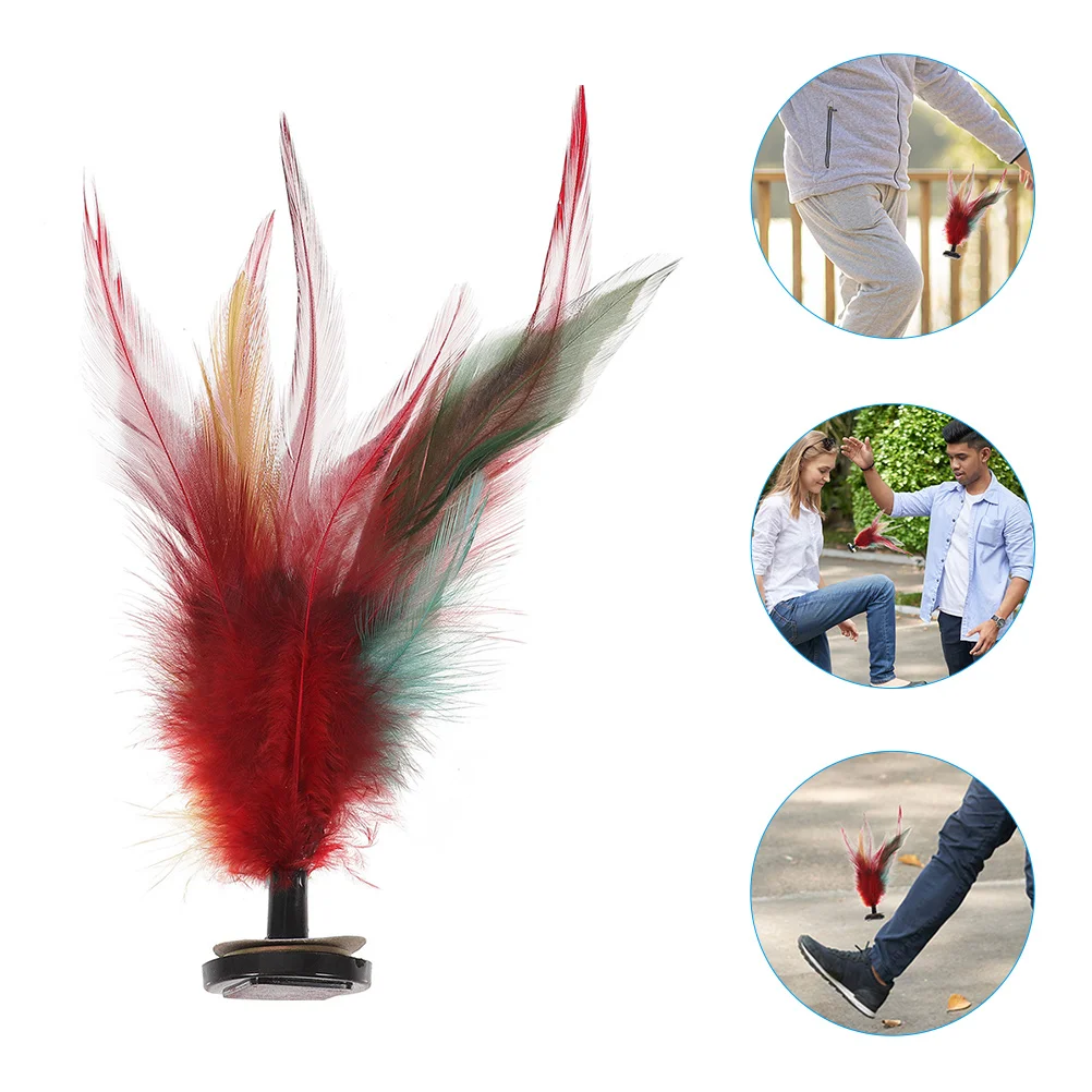10 Pcs Toy Set Student Chirping Rubber Shuttlecock Chinese Traditional Jianzi