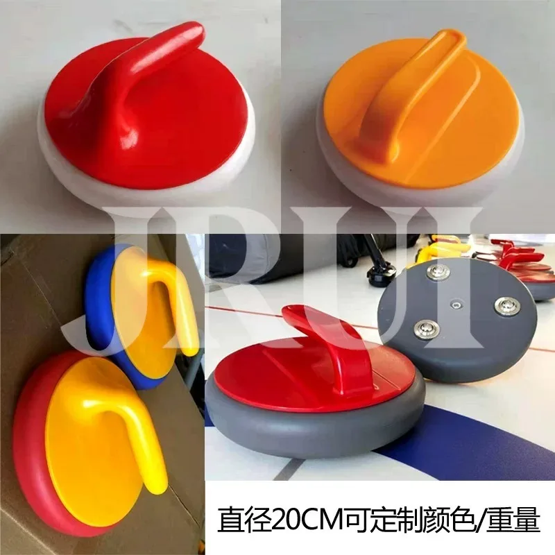 20CM Tabletop Curling Game With Bearings Indoor Sport Game For School Teaching Home Entertainment