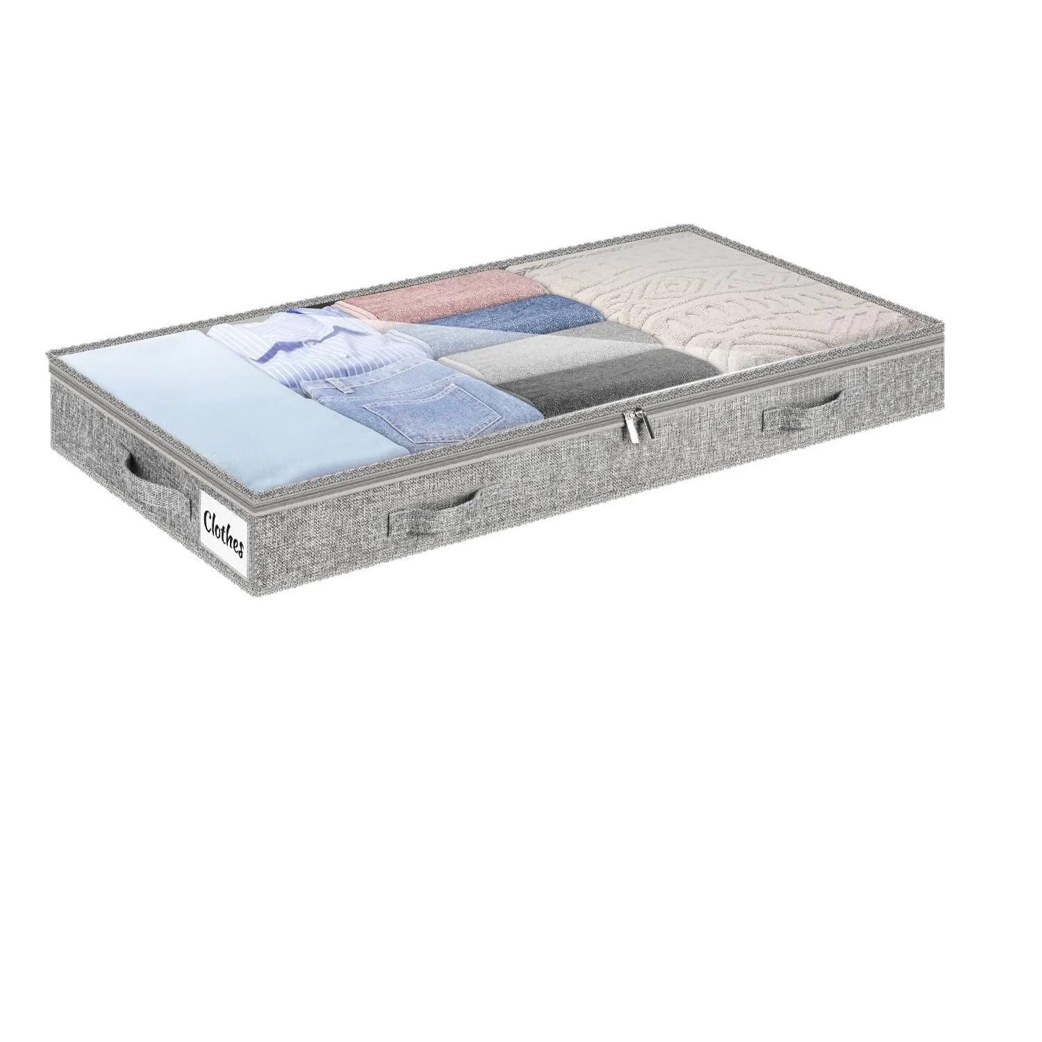 

Under-bed Storage Drawer Lightweight Under-bed Clothing Storage Container Box with Transparent Lid Under-bed Storage Box