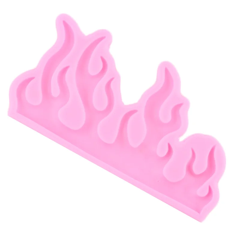 Fire Flame Silicone Mold Fondant Mousse Cake Decoration DIY Baking Chocolate Candy Resin Aromatherapy Plaster Clay Mould