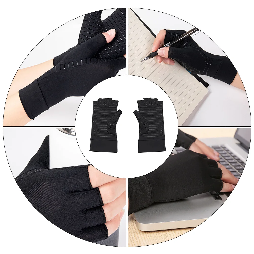 زوج واحد من القفازات الرياضية المضادة للانزلاق، خفيفة الوزن قابلة للتنفس، واقيات اليد للياقة البدنية للرجال والنساء، نصف إصبع للجري وركوب الخيل في الهواء الطلق #2