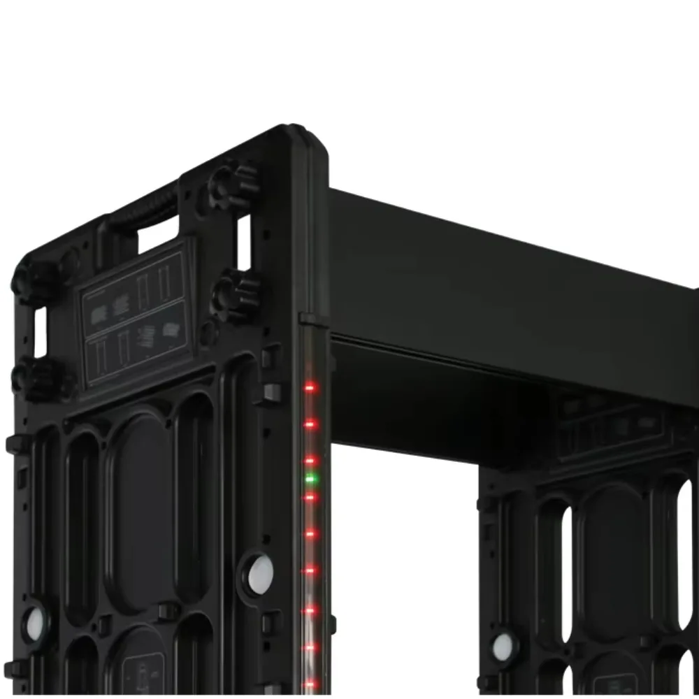 أمان المستوى التالي: كاشف المعادن المحمول المشي مع شاشة رقمية تعمل باللمس للفحص الدقيق