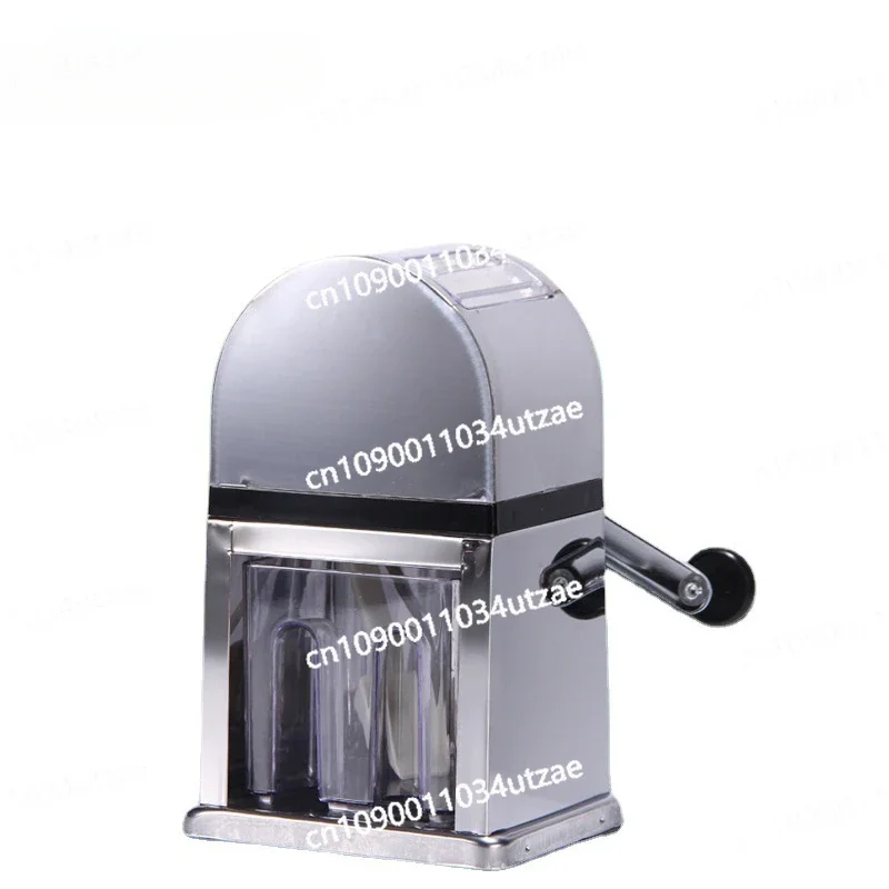 Stainless Steel Household Hand Ice Crusher Penguin Manual Ice Shaver Mini Smoothie Machine