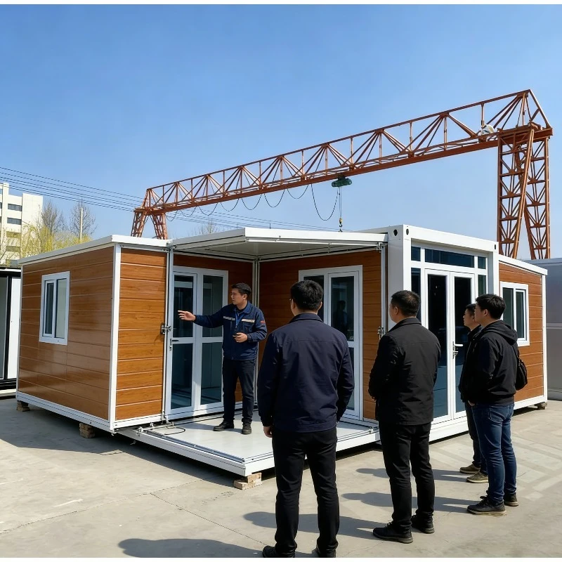 Multipurpose Luxury Prefabricated Folding Container House 40Ft 20Ft Expandable 5 Bedroom Quick Build Home
