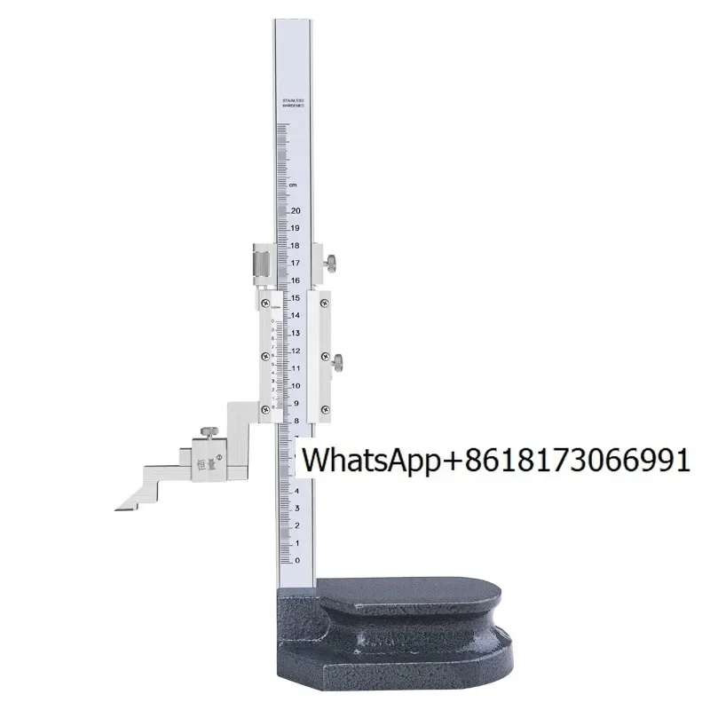 Constant bright high-precision stainless steel vernier caliper ruler altimeter tool