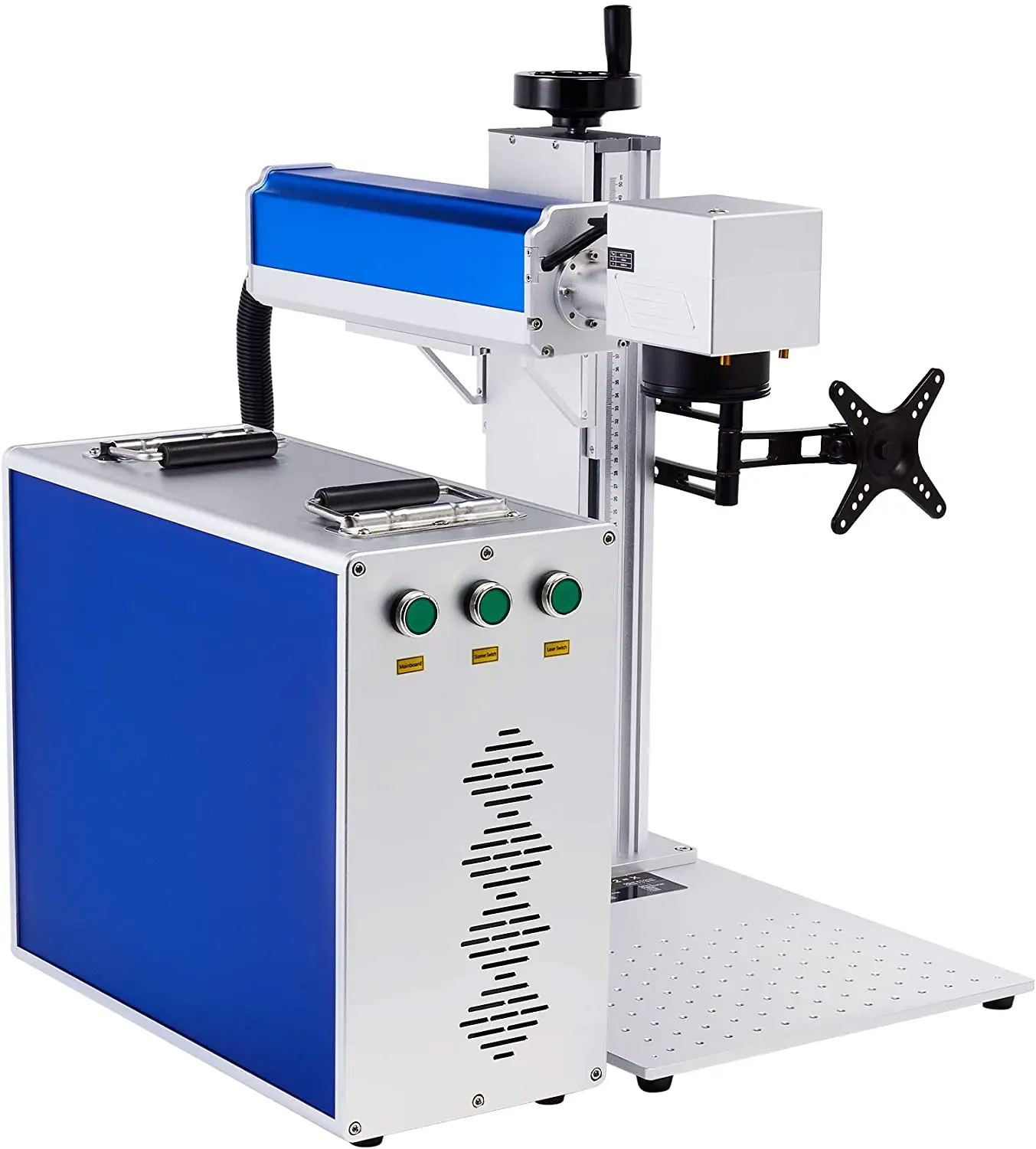 Portable  Mini Color Printer 20w 30w 50w Fiber  Marking Machine for Metal Jewelry Engraving Etching Machine