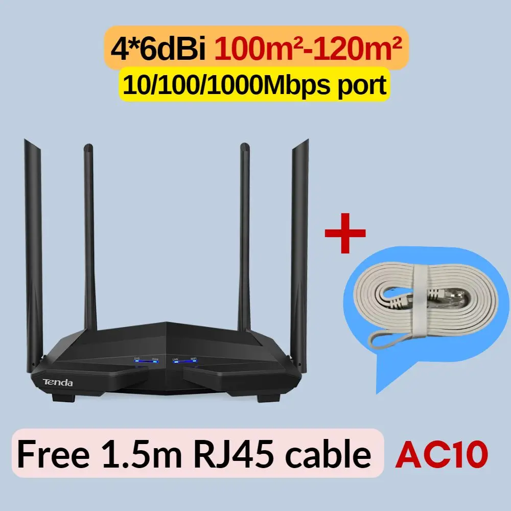 WiFi 6 Router AX3000 Gigabit Draadloze Repeater Tenda 2.4G 5 Ghz Gigabit WIFI6 AX1500 Extender Netwerk Tenda AC1200 Wifi Booster