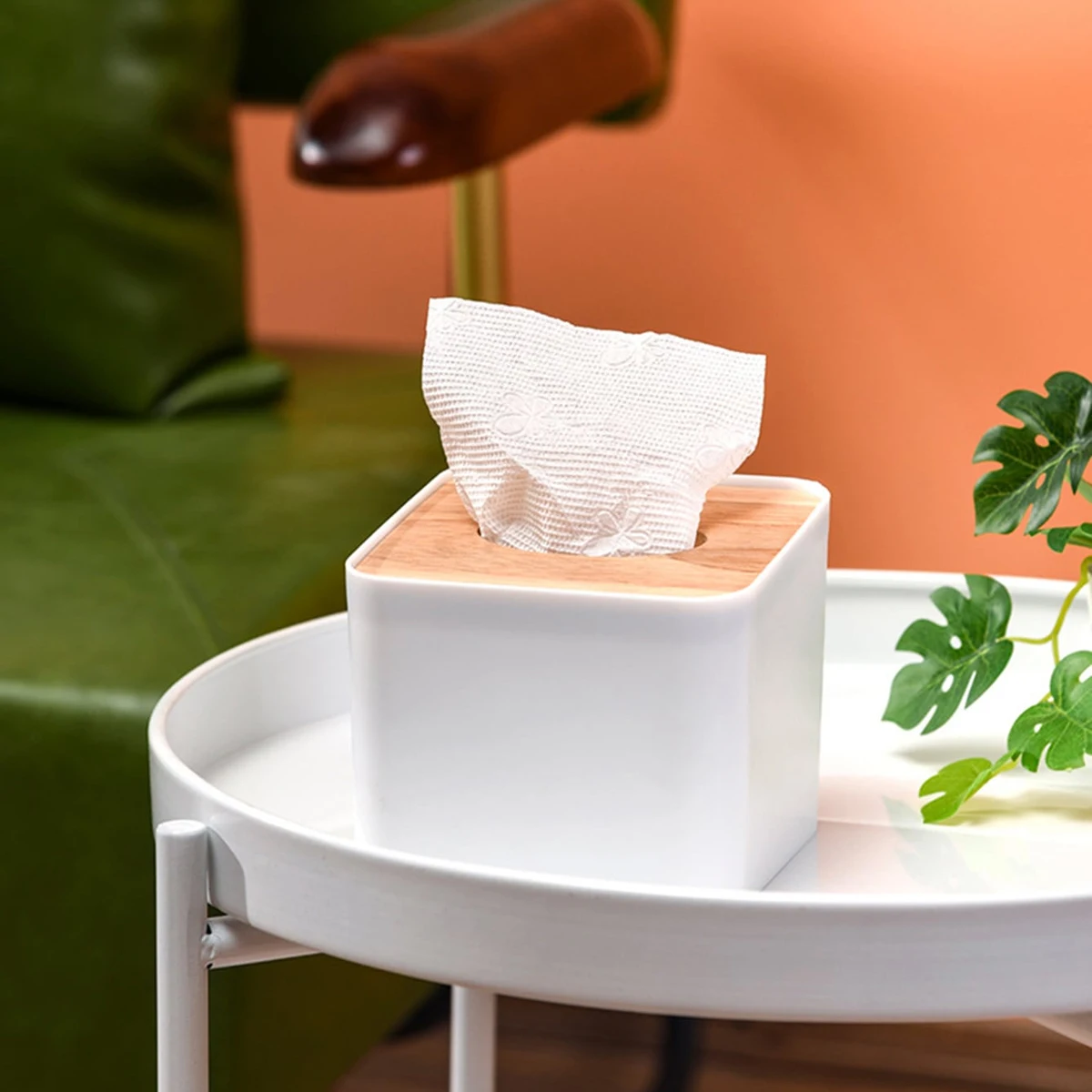

1/2 covered square European tissue boxes, suitable for tissue boxes in home living rooms, offices, and reading places