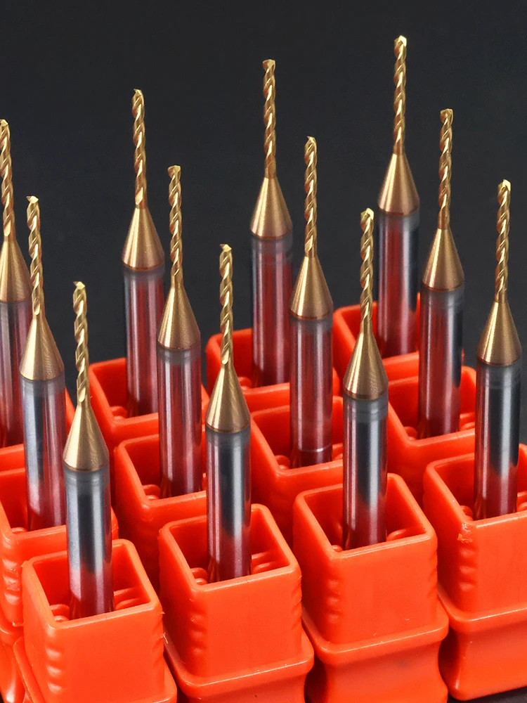 BB 0.3~2.02mm Mikrowiertło z węglików spiekanych Mini CNC do tworzenia otworów Średnica chwytu 3D 4mm D4 Metal Stal Plastik 1 SZTUK — zdjęcie 2