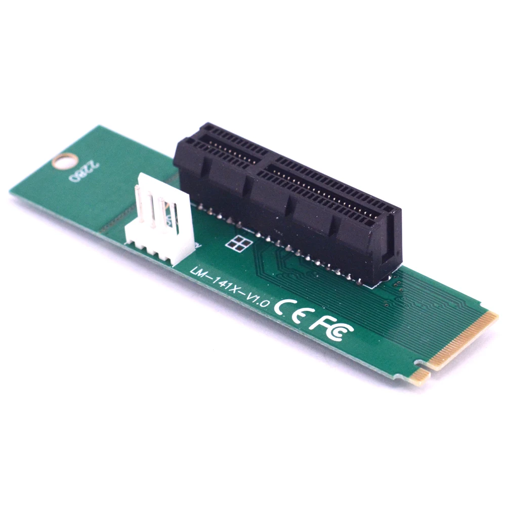 NGFF to PCI-e 4x Slot Riser Card M key M.2 SSD Port to PCI Express adapter Convertor