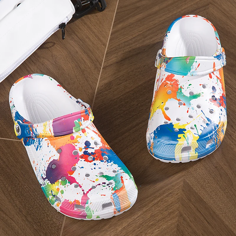 

Men's and Women's Couple's Home Baotou Slippers, Summer Outdoor Wading Shoes, Beach Shoes