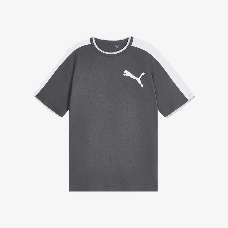 Puma genuine T7 men's breathable skin friendly casual sports round neck short sleeved T-shirt 639793-44