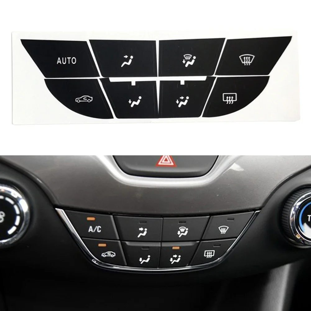 Push Button Decal Repair Sticker Kit Car Easy Installation Parts A/C Control For Chevrolet For Cruze Long Lasting