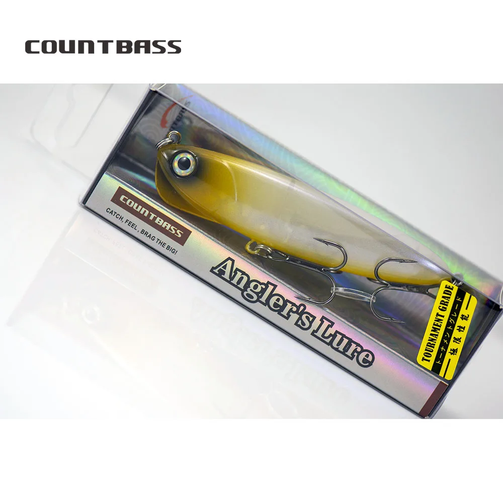 Countbass 슬로우 싱킹 펜슬, 워블러 다이빙, 낚시 미끼, 울트라 롱 소마리 하드베이트, 90mm, 3-1/2 인치, 18g, 41/64 oz, 5-40cm