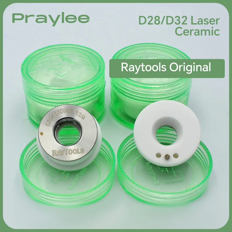 Raytools Oryginalny laserowy ceramiczny pierścień uchwytu 28/32 mm Raytools Ceramiczny uchwyt dyszy1202740001120515099Części głowicy światłowodowej BT230