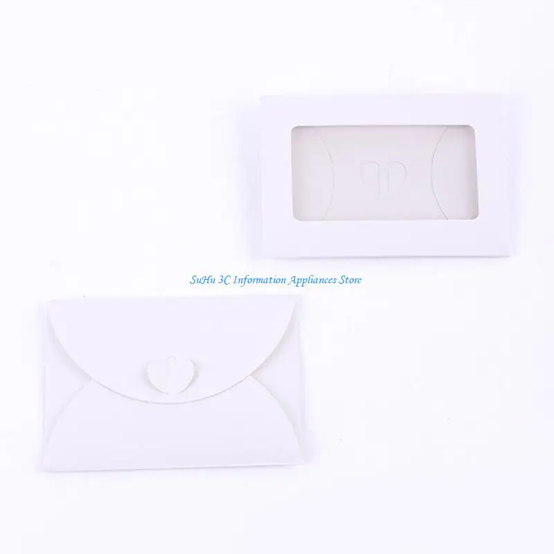  50Pcs Kraft Papers Envelope Set with Latches Closure Project Pocket Document Organizers for Office Folder Booklet Bag