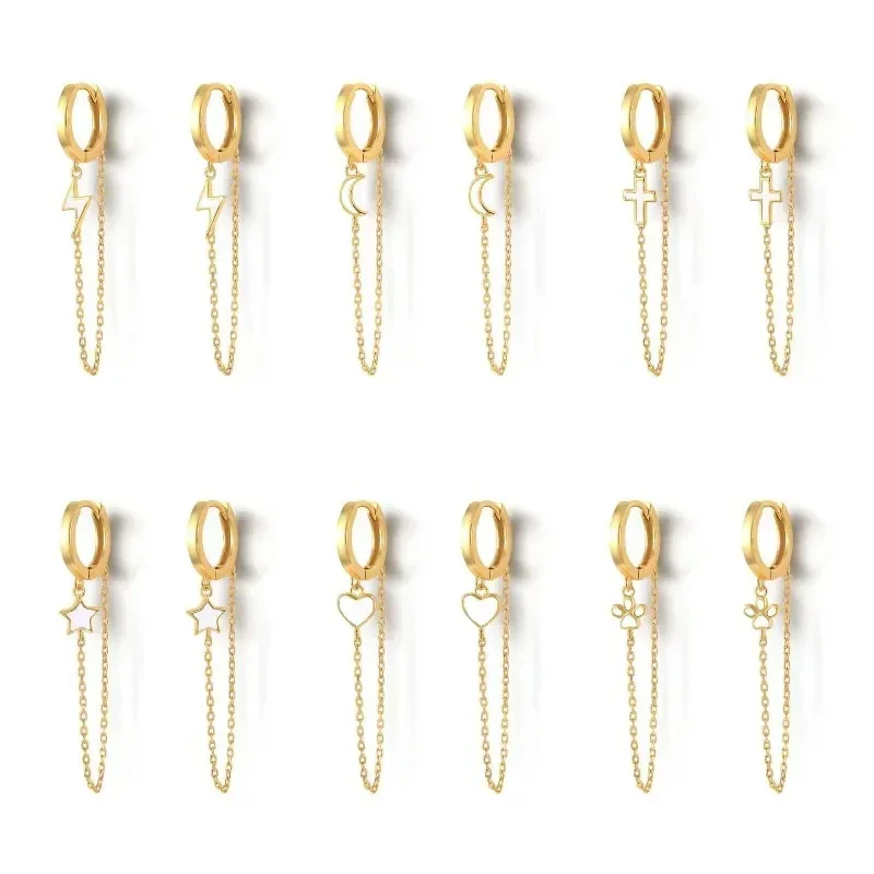 2025 Fashion Retro Simple Drip Glue White Series Earrings Earrings for Daily Wear Earrings Gifts