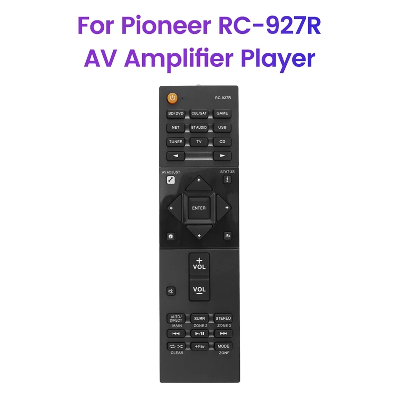 1 Piece Remote Control Replacement Parts For Pioneer RC-927R AV Amplifier Player Remote Control