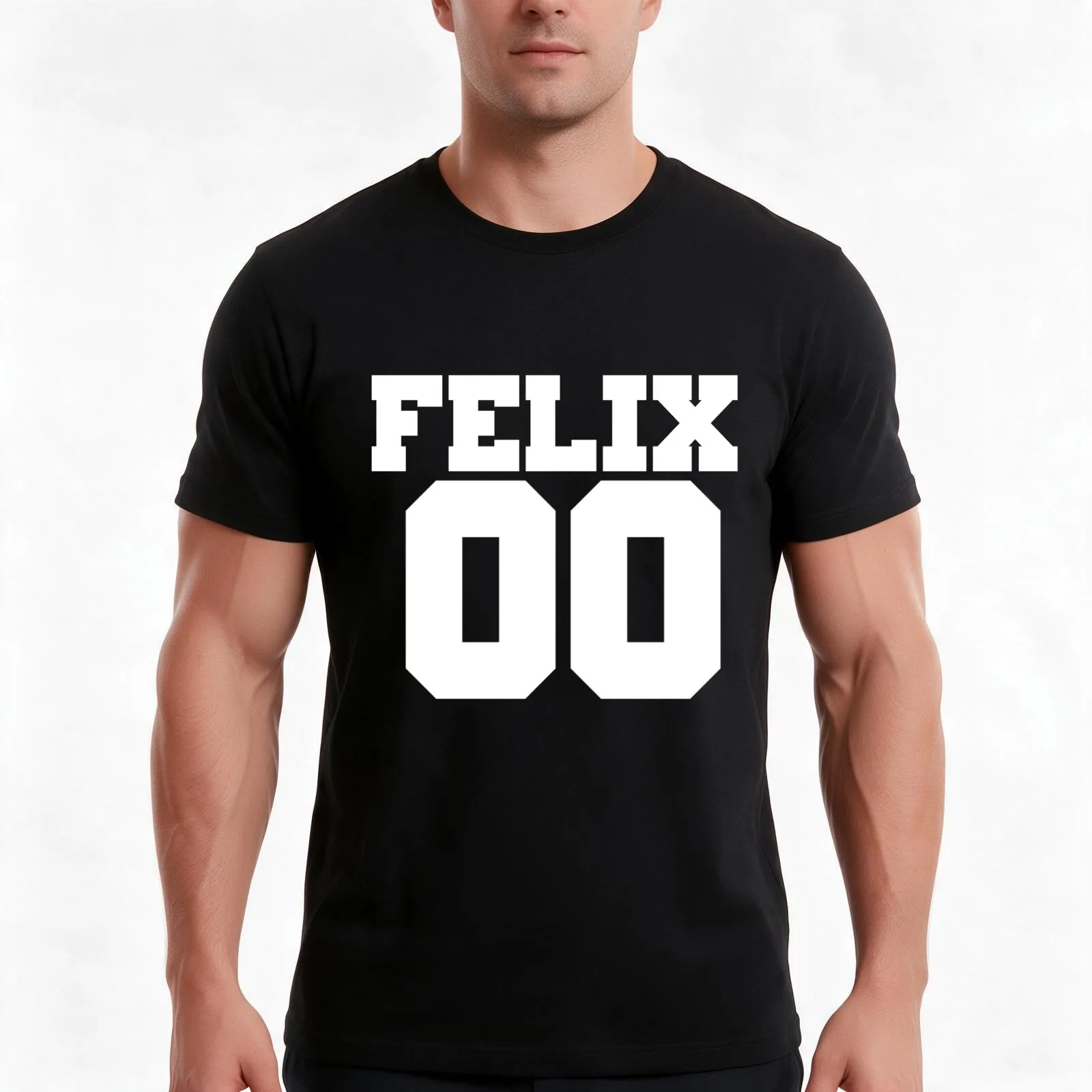 Felix 00 T-Shirt Summer Casual Cotton Tee Oversized Streetwear Tops Vintage Graphic Print Loose Fit Short Sleeve