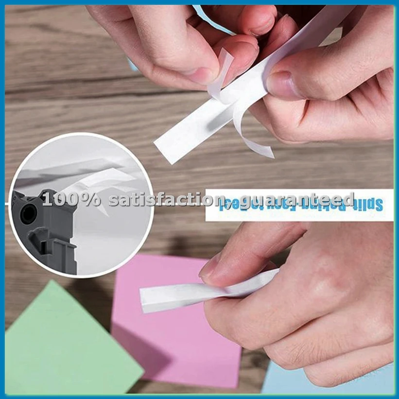 6 Pcs 12mm 0.47 White Tape Black Ribbon on White Background Printer Label Tape Compatible with Ribbon Tz231-A51M