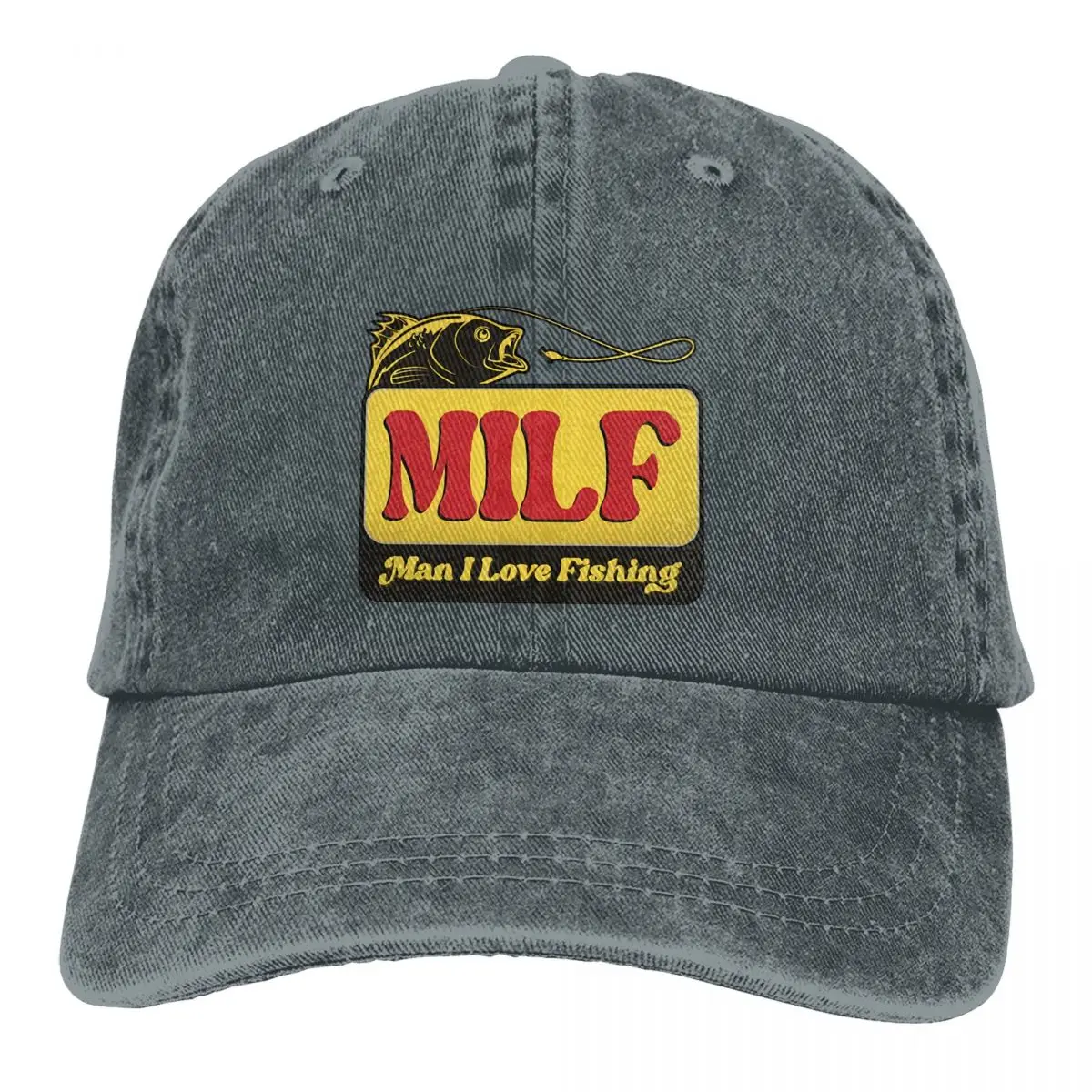 MILF Man I Love Fishing Baseball Cap Men Hats Women Visor Protection Snapback Art Caps