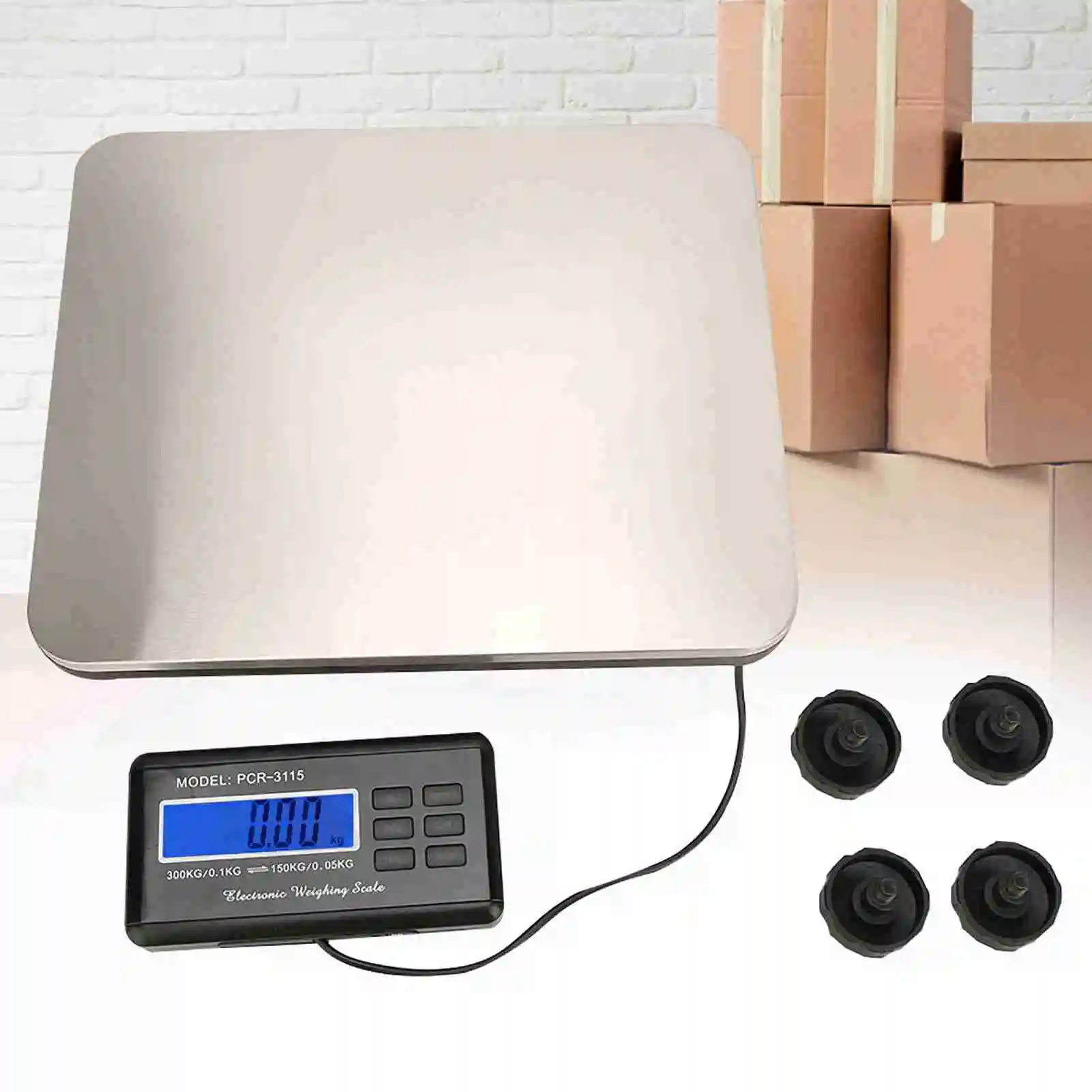 300kg Round Angle Electronic Postal Parcel Weighing Scale Digital LCD Display Digital Electronic Parcel Scale