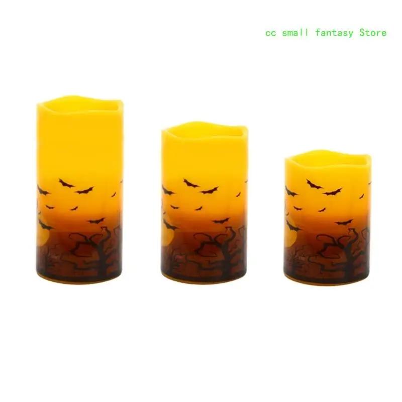 

R3MA Gold Flickering Flame Battery-Operated Without Flaws Retro Photo Props Flameless LED Light Candles Long Lasting