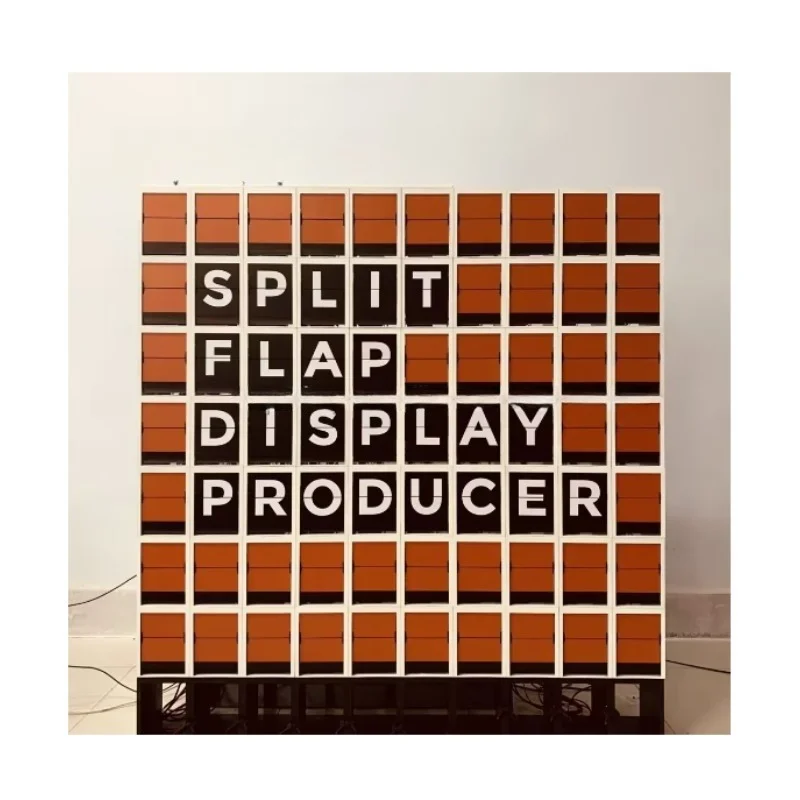 Customizable Color Analog Message Board Flap Display Split Flap Display