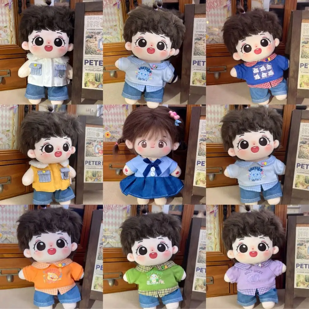 

20cm Cotton Doll Doll Hoodie Dolls Accessories Hand-made Doll Change Clothes Cosplay Props Gift Clothing Costume Birthday Gifts