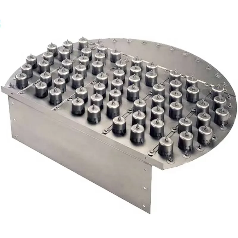 Custom Tower Internals Bubble Cap Tray Stainless Steel Tray Plate Thickness Stainless Steel SS304 Bubble Cap Trays