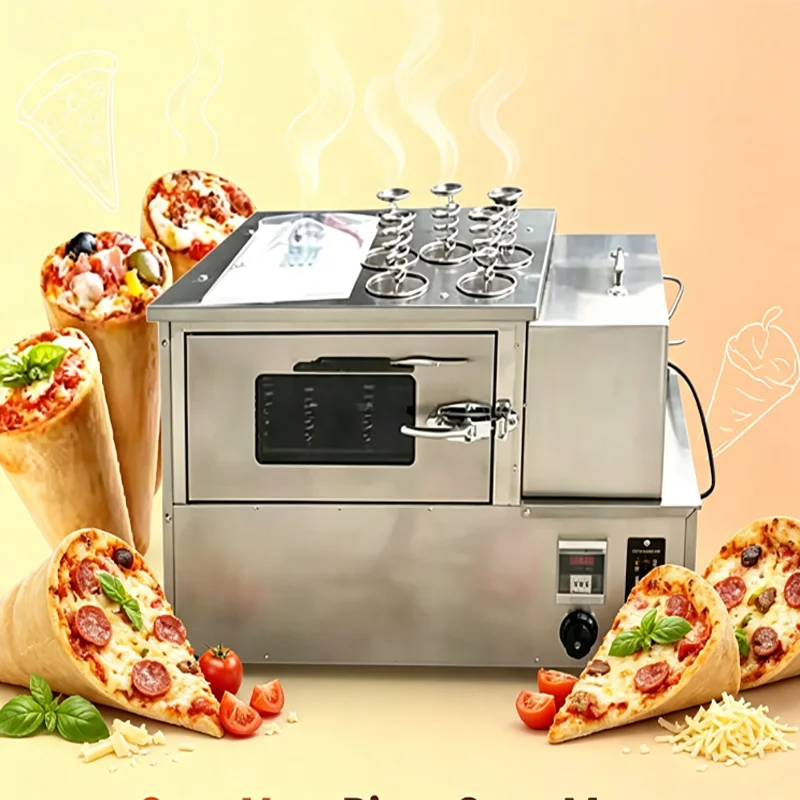 Adjustable Temp Rotary Pizza Cone Oven Custom Baking Heat For   Various Flavor Cone Pizza