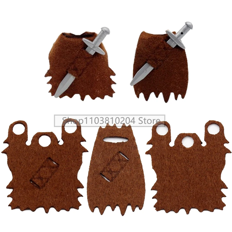 Medieval Weapons Building Blocks Army Soldiers Figures Military Accessories Knife Sword Axe Broadsword Bricks Toys For Children