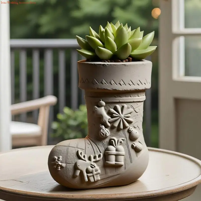 G92D غير عصا عيد الميلاد تخزين شكل زهرية قالب من السيليكون للمجوهرات المصنوعة يدويا وعاء شمعة كوب زخرفة المنزل